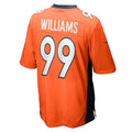 Custom #99 Orange DEN Football Shirt Top