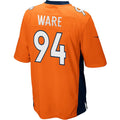 Custom #94 Orange DEN Football Shirt Top