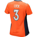 Custom #3 Orange DEN Football Shirt Top