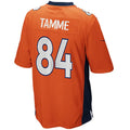 Custom #84 Orange DEN Football Shirt Top