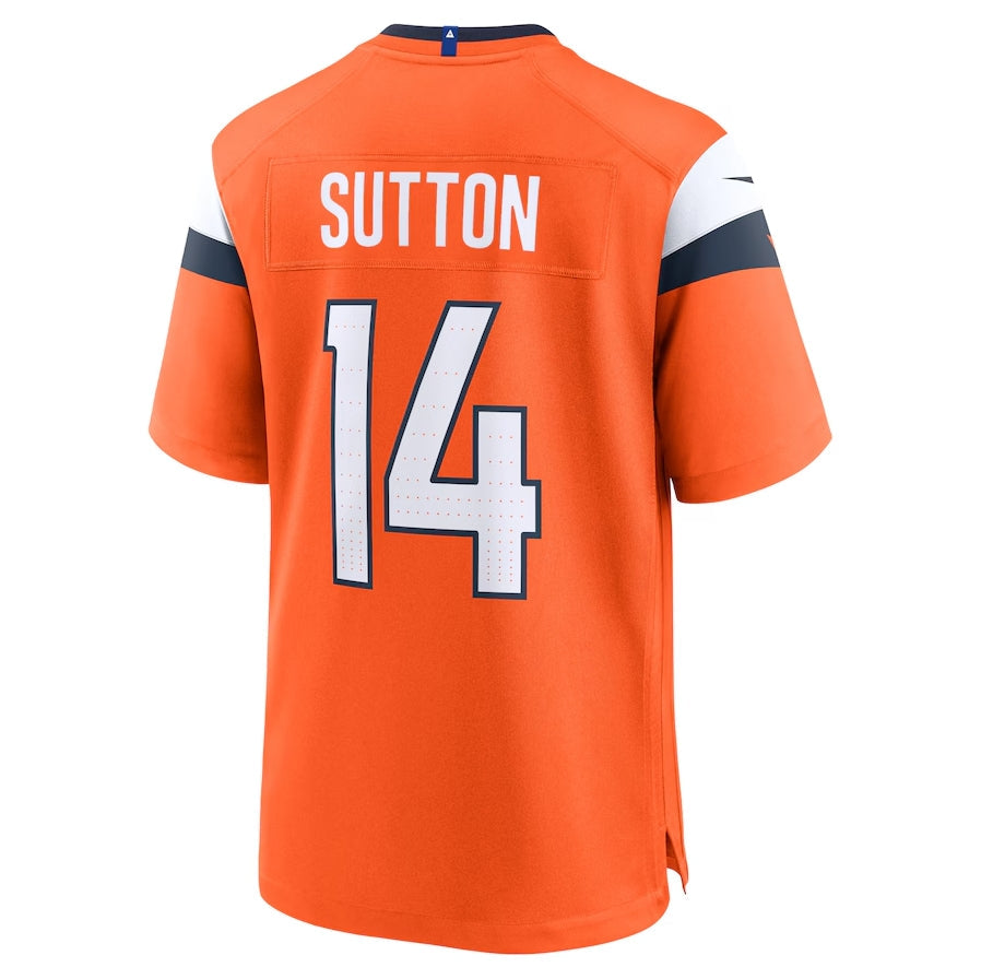Custom #14 Orange DEN Football Shirt Top