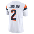 Custom #2 White DEN Football Shirt Top