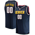 Custom #19 Navy 2018 DEN Basketball Shirt Top