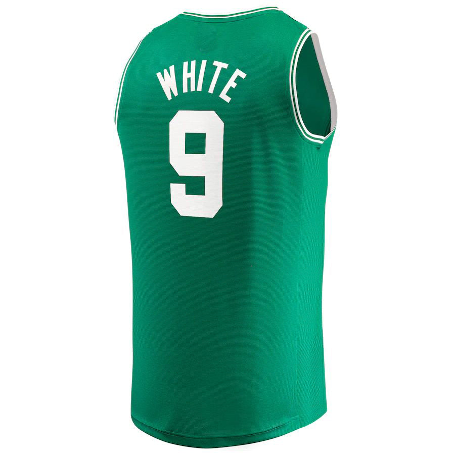 Custom #9 White 2022 BOS Basketball Shirt Top
