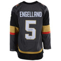 Custom #5 Black VGK Hockey Shirt Top