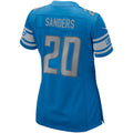 Custom #20 Blue DET Football Shirt Top