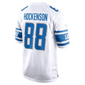 Custom #88 White DET Football Shirt Top