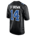 Custom #14 Carbon Black DET Football Shirt Top