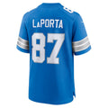 Custom #87 Blue DET Football Shirt Top