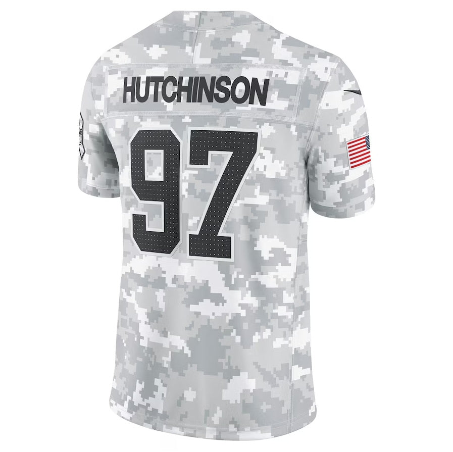 Custom #97 2024 DET Football Shirt Top
