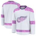 Custom White 2024 DET Hockey Shirt Top
