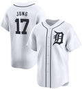 Custom #17 White 2024 DET Baseball Shirt Top