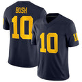Custom #10 Navy College Shirt Top