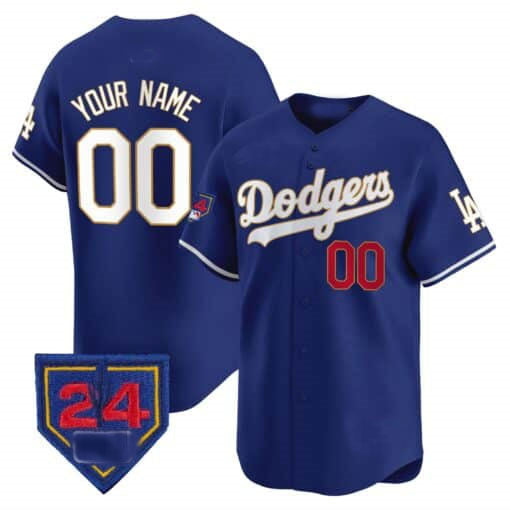 Custom 2024 LAD Baseball Shirt Top