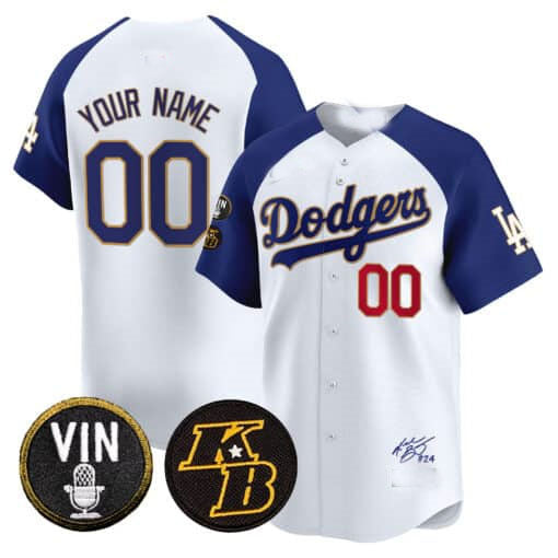 Custom LAD Baseball Shirt Top