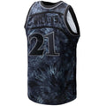 Custom #21 Black 1986 Basketball Shirt Top