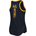 Custom #45 Navy UTA Basketball Shirt Top