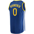 Custom #0 Blue 2022 GSW Basketball Shirt Top