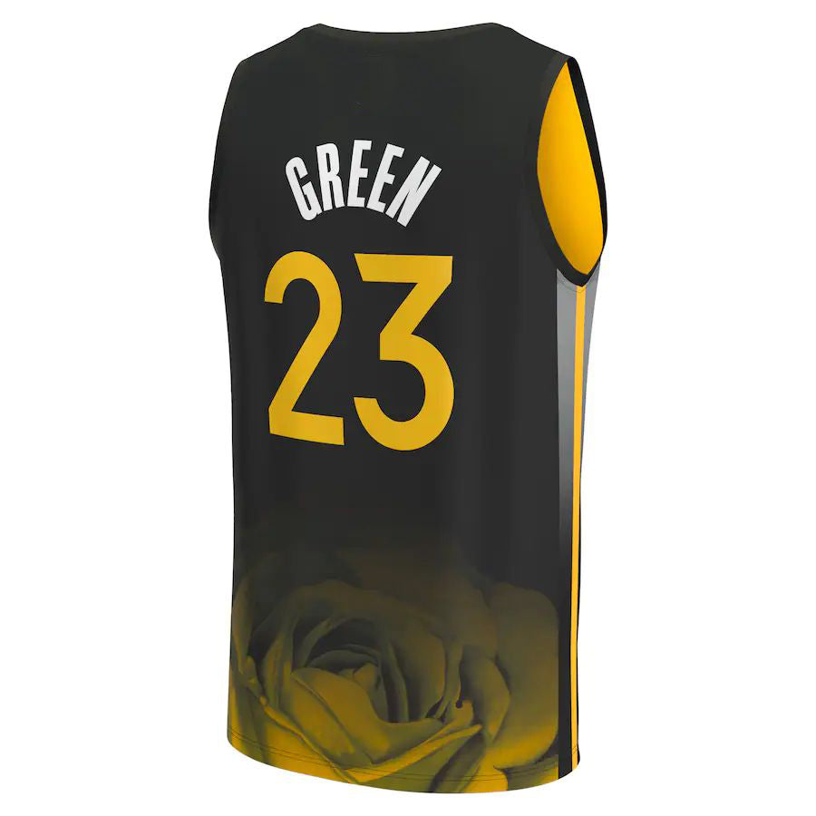 Custom #23 Black 2022 GSW Basketball Shirt Top