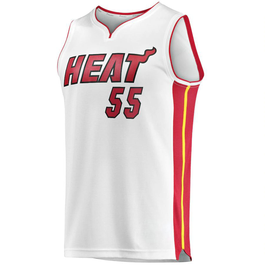 Custom #55 White MIA Basketball Shirt Top