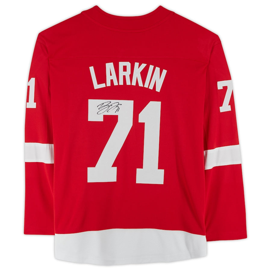 Custom #71 Red DET Hockey Shirt Top