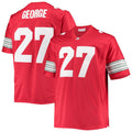 Custom #27 Scarlet Football Shirt Top