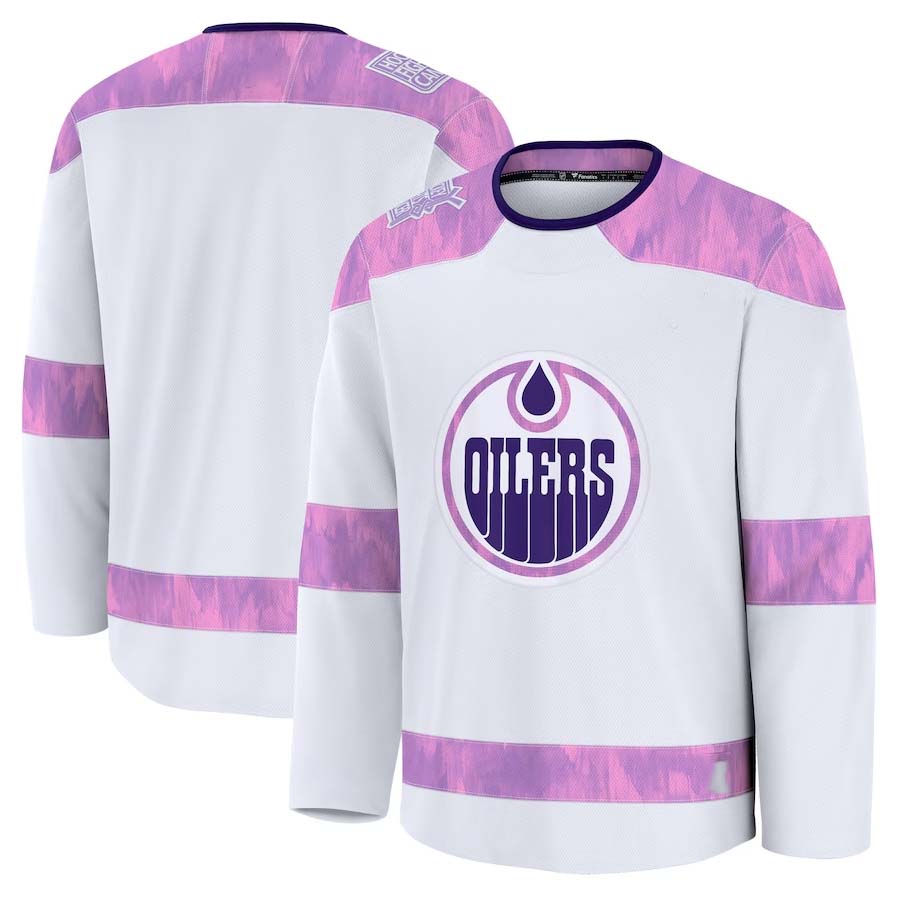 Custom White 2024 EDM Hockey Shirt Top