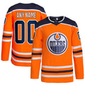 Custom Orange EDM Hockey Shirt Top