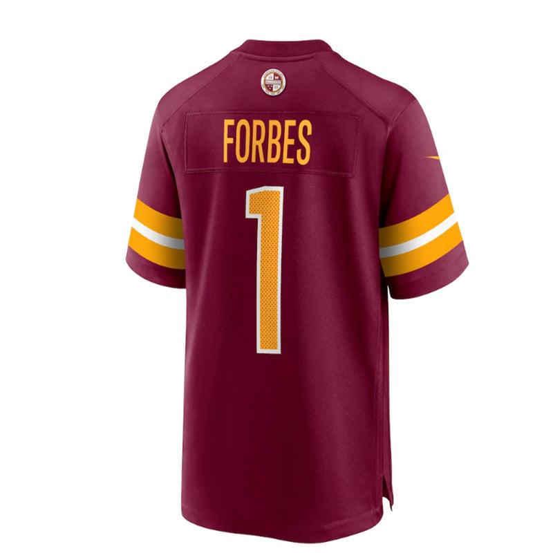 Custom #1 Burgundy 2023 WAS Football Shirt Top