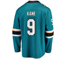 Custom #9 Teal SJS Hockey Shirt Top