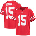 Custom #15 Scarlet Football Shirt Top