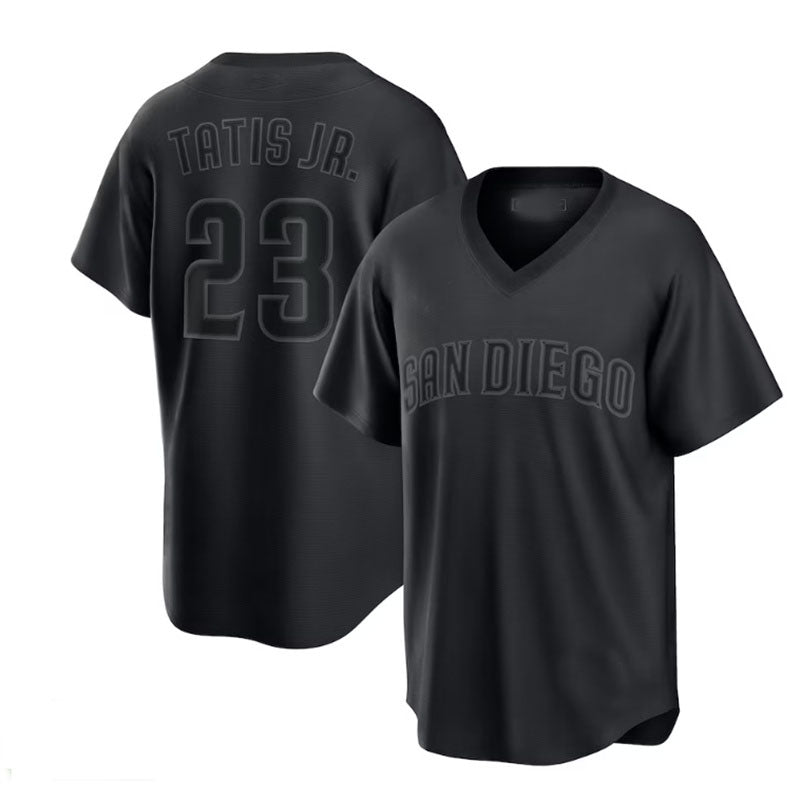 Custom #23 Black SD Baseball Shirt Top