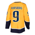 Custom #9 Gold NSH Hockey Shirt Top