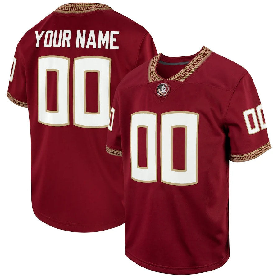 Custom Garnet Football Shirt Top
