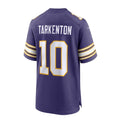 Custom #10 Purple MIN Football Shirt Top