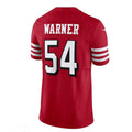Custom #54 Scarlet SF Football Shirt Top