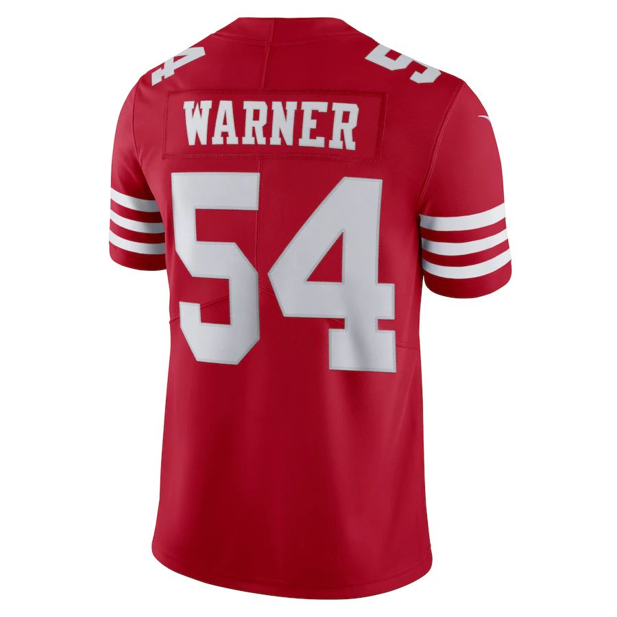 Custom #54 Scarlet SF Football Shirt Top