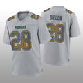 Custom #28 Gray GB Football Shirt Top