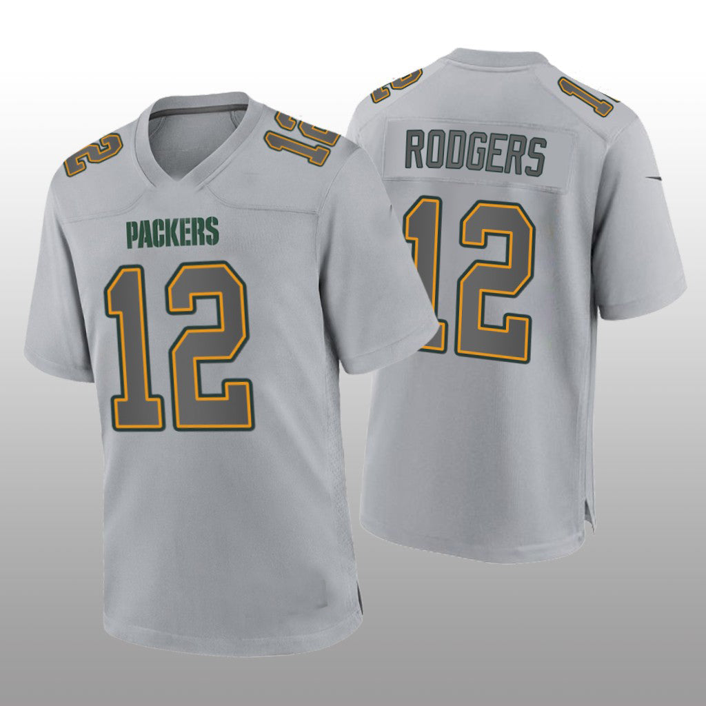 Custom #12 Gray GB Football Shirt Top