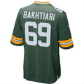 Custom #69 Green GB Football Shirt Top