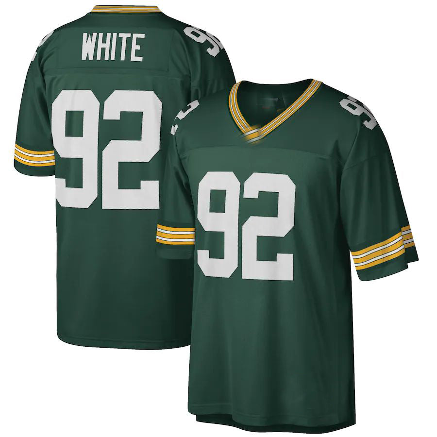 Custom #92 White 1996 GB Football Shirt Top