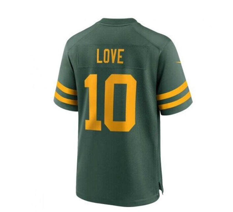 Custom #10 Green GB Football Shirt Top