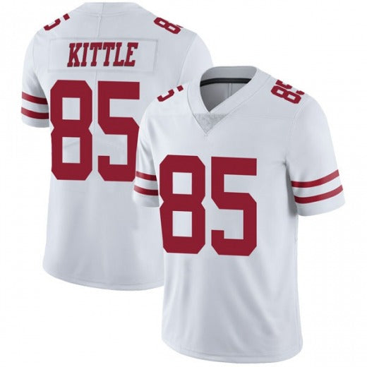 Custom #85 Black SF Football Shirt Top