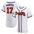 Custom #17 Cream ATL Baseball Shirt Top
