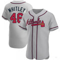 Custom #46 Gray ATL Baseball Shirt Top
