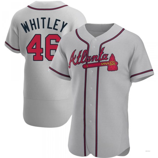 Custom #46 Gray ATL Baseball Shirt Top