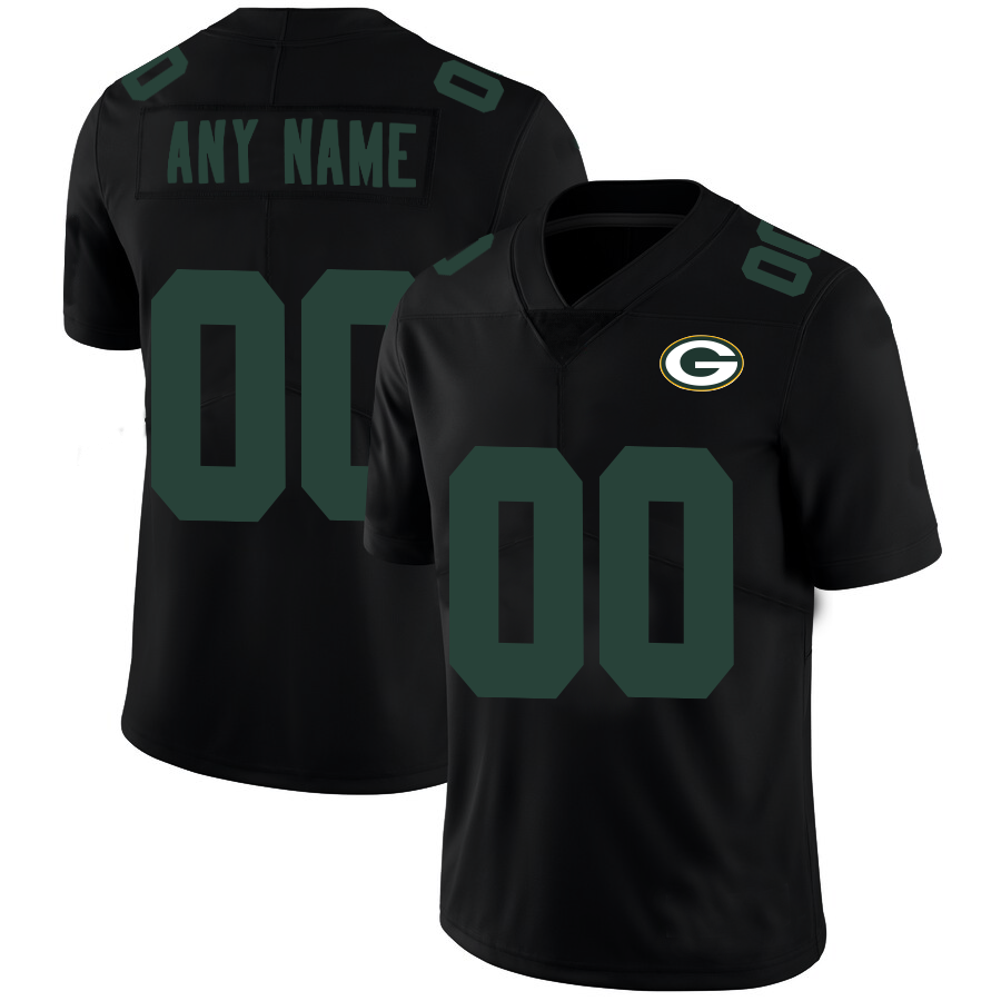 Custom Black GB Football Shirt Top