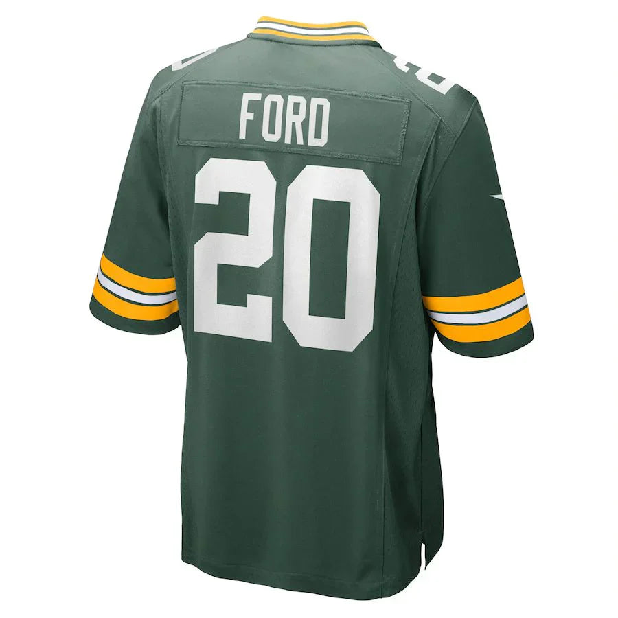 Custom #20 Green GB Football Shirt Top
