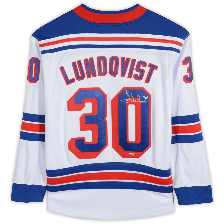 Custom #30 White Hockey Shirt Top