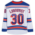 Custom #30 White Hockey Shirt Top